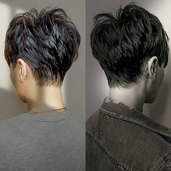 Back View Of Short Haircuts 2023