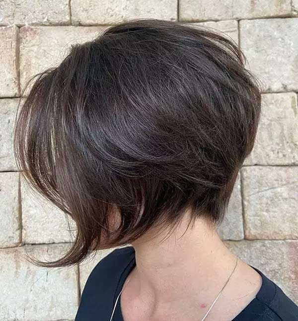 Long Layers With Short Hair