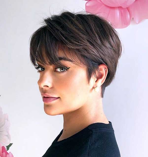 Short Pixie Haircuts For Thick Straight Hair