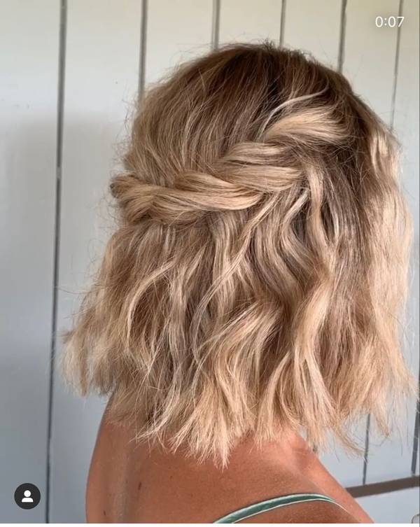 Shoulder Length Prom Hairstyles For Short Hair
