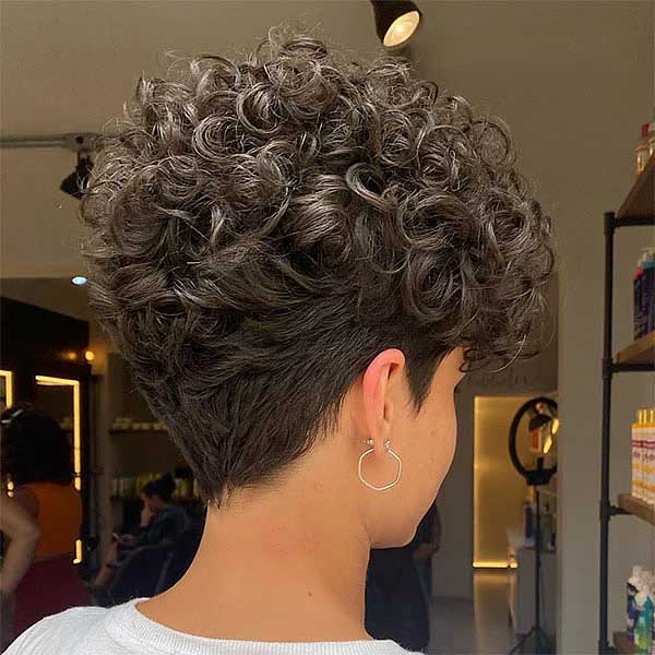 Short Pixie Cuts For Thick Curly Hair
