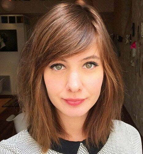 Short Hairstyles With Side Bangs