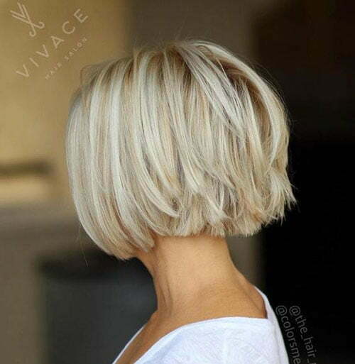 Short Straight Ice Blonde Haircuts-21