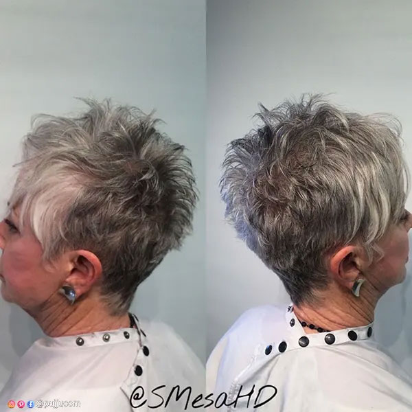 Short Spiky Haircuts For Over 70