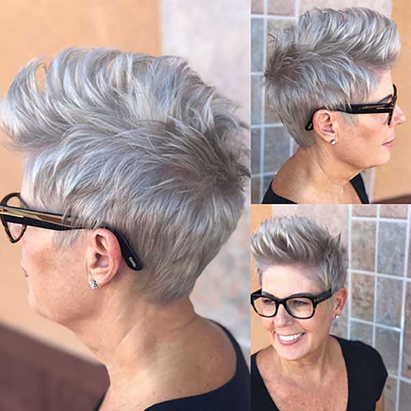 Short Spiky Haircuts For Over 60