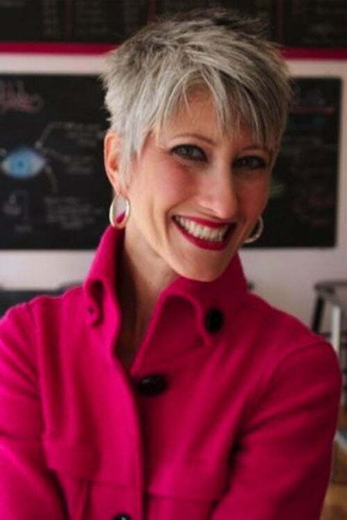 Short Pixie Haircuts For Older Women
