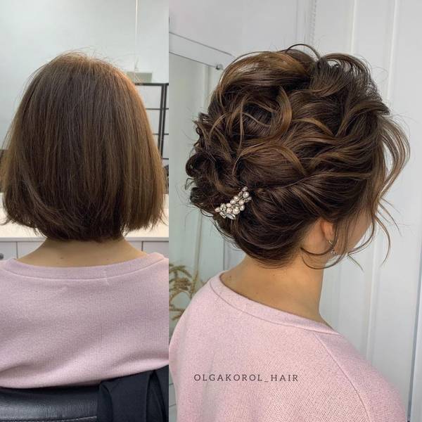 Prom Hairstyles Updos For Short Hair