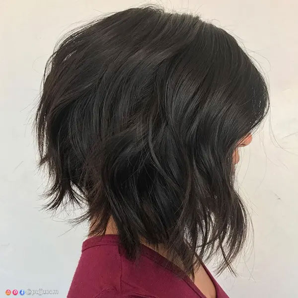 Inverted Bob For Thick Wavy Hair