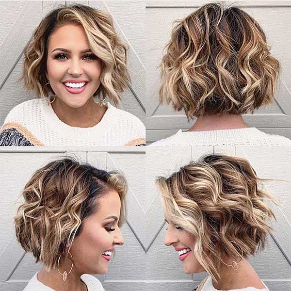 Short Bob For Curly Thick Hair
