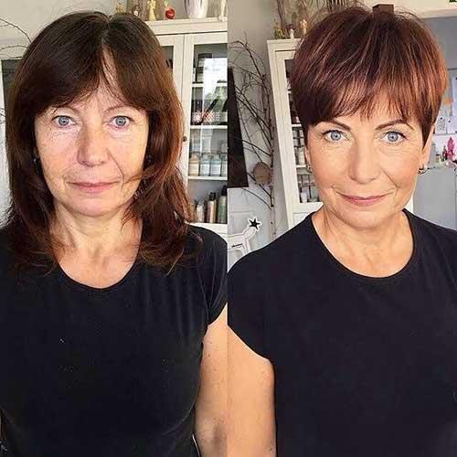 Short Haircuts For Women Over 50 With Fine Hair
