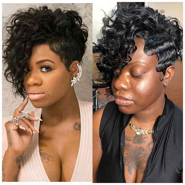 Very Short Curly African American Hairstyles