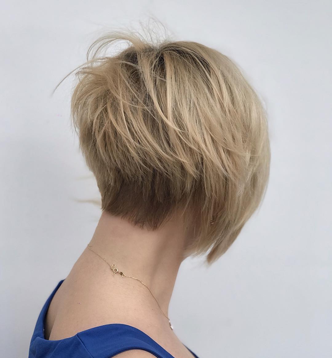 Layered Asymmetrical Short Hair Cut Haircuts