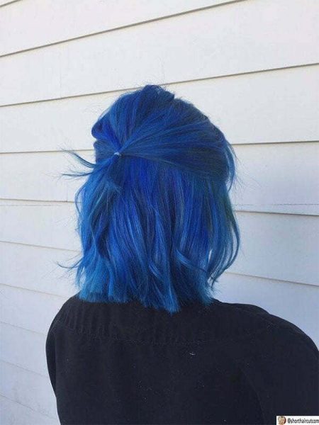 cute blue haircuts