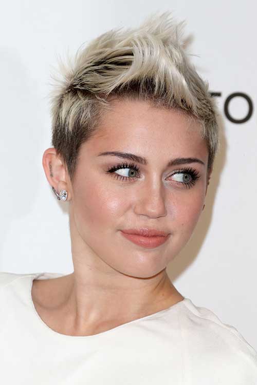 Miley Cyrus Spiked Hairstyles