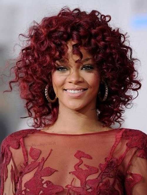 Red Curly Bob Ideas