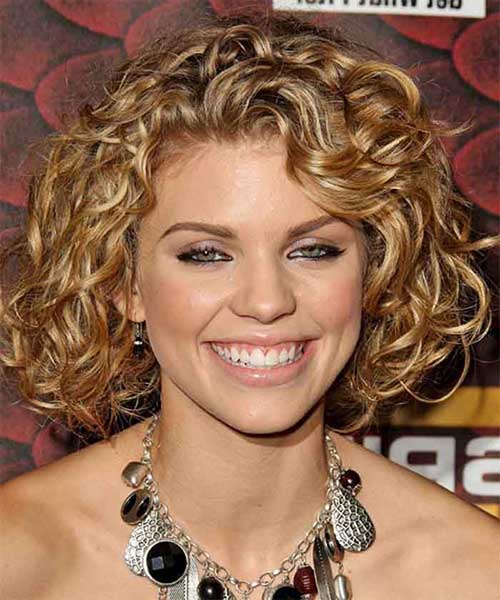 Short Thick Curly Bob Hairstyles