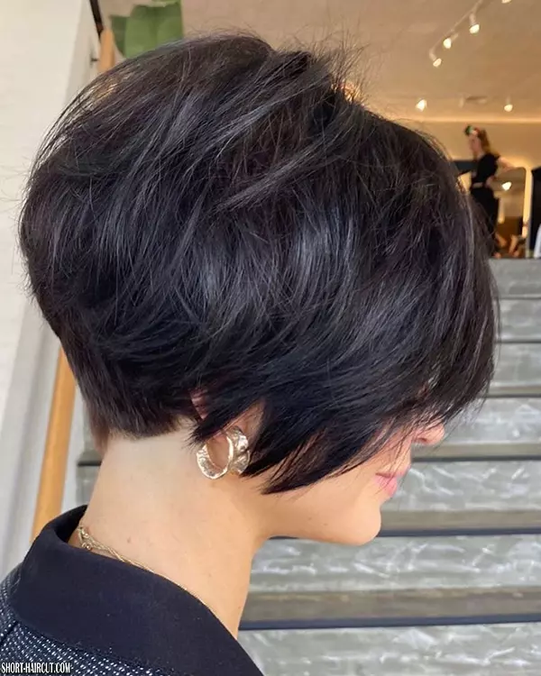 Short Hairstyle for Thick Hair